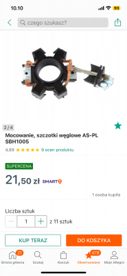 Szczotkotrzymacz do Matiza 0,8